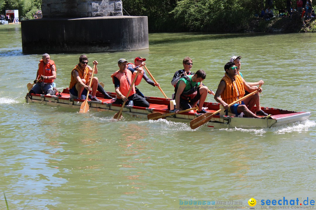 Mammut Flossrennen: Sitter-Thur in der Schweiz, 18.05.2014