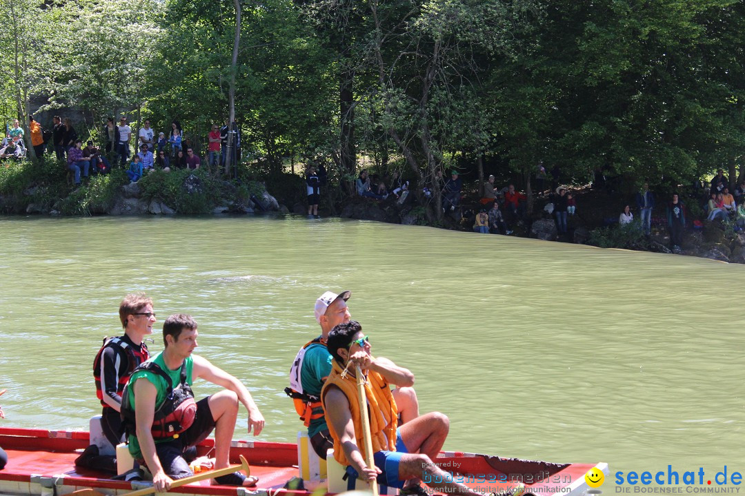 Mammut Flossrennen: Sitter-Thur in der Schweiz, 18.05.2014