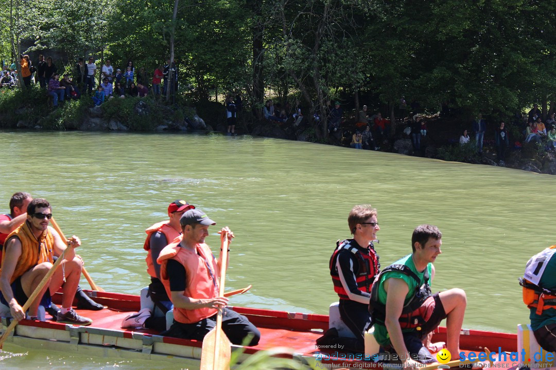 Mammut Flossrennen: Sitter-Thur in der Schweiz, 18.05.2014