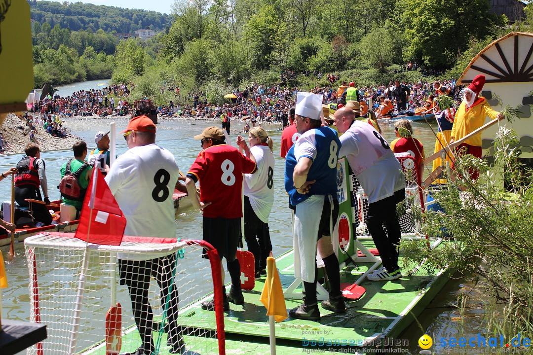 Mammut Flossrennen: Sitter-Thur in der Schweiz, 18.05.2014