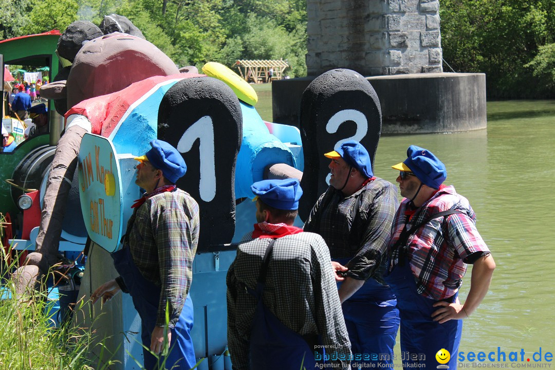 Mammut Flossrennen: Sitter-Thur in der Schweiz, 18.05.2014