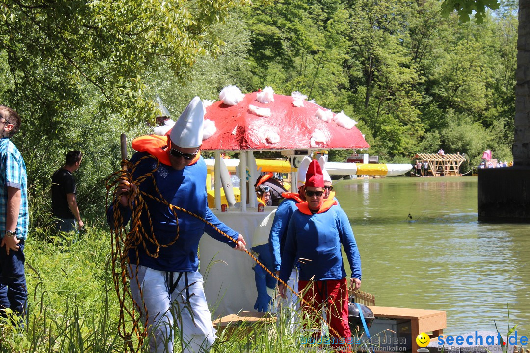 Mammut Flossrennen: Sitter-Thur in der Schweiz, 18.05.2014