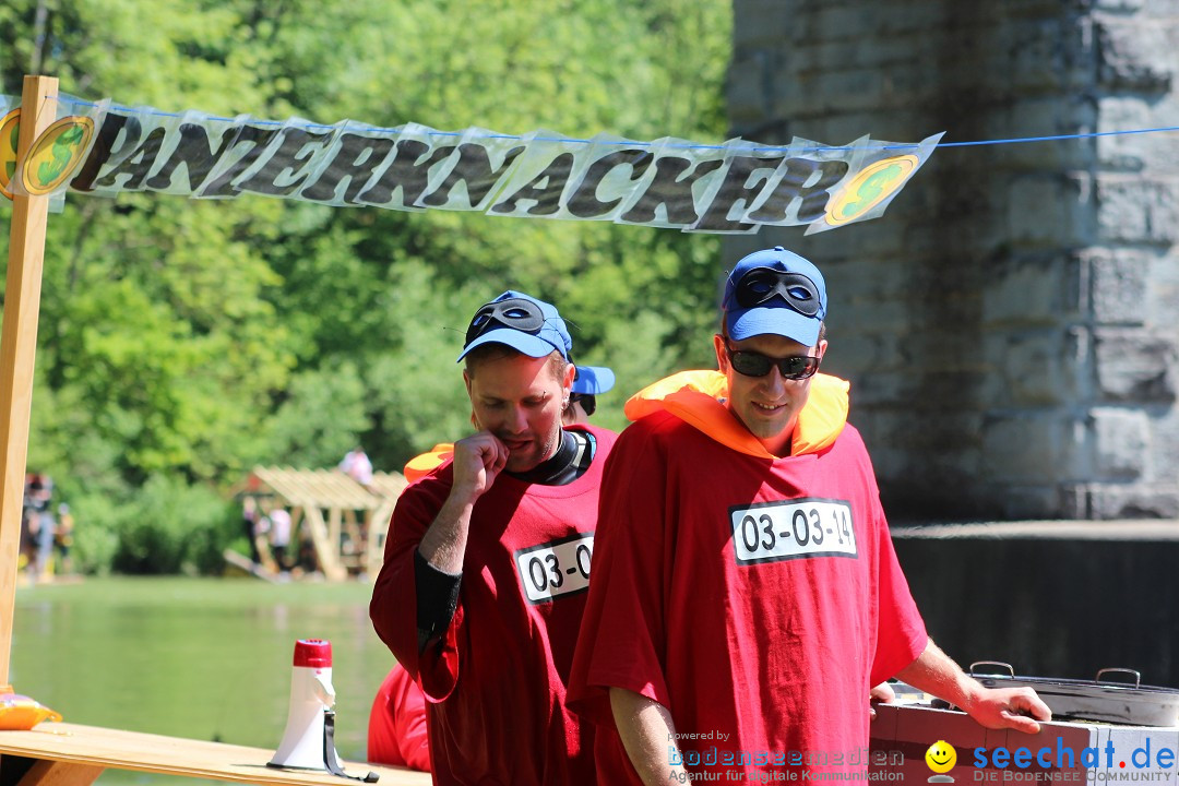 Mammut Flossrennen: Sitter-Thur in der Schweiz, 18.05.2014