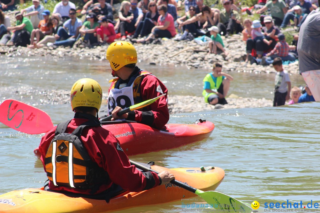 Mammut Flossrennen: Sitter-Thur in der Schweiz, 18.05.2014