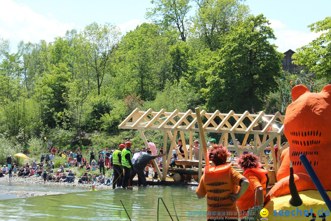 Mammut Flossrennen: Sitter-Thur in der Schweiz, 18.05.2014