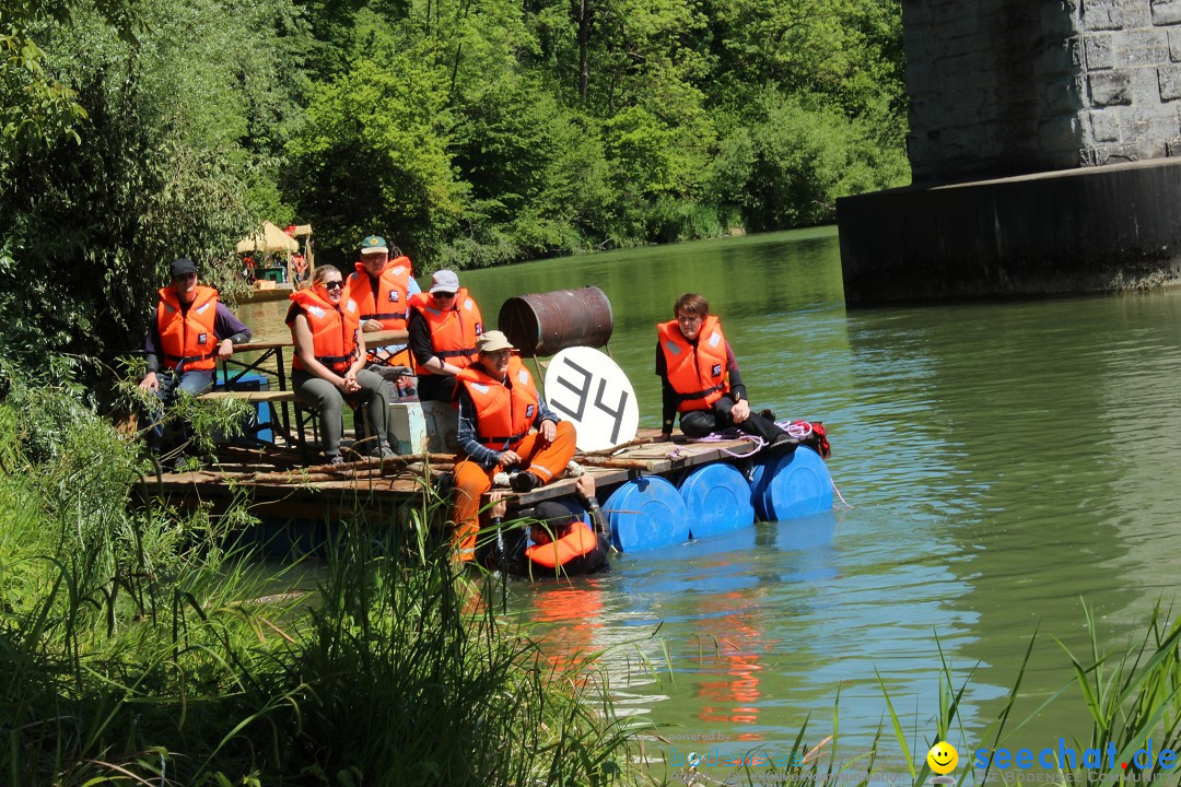 Mammut Flossrennen: Sitter-Thur in der Schweiz, 18.05.2014