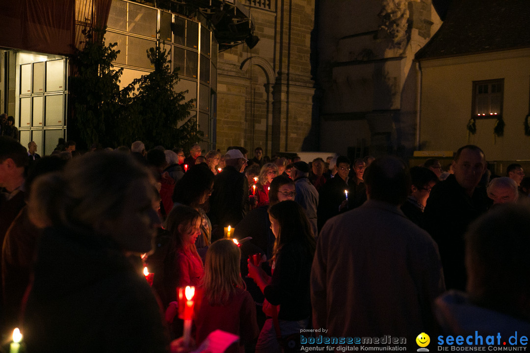 Lichterprozession Kreuzberg: Weingarten am Bodensee, 29.05.2014