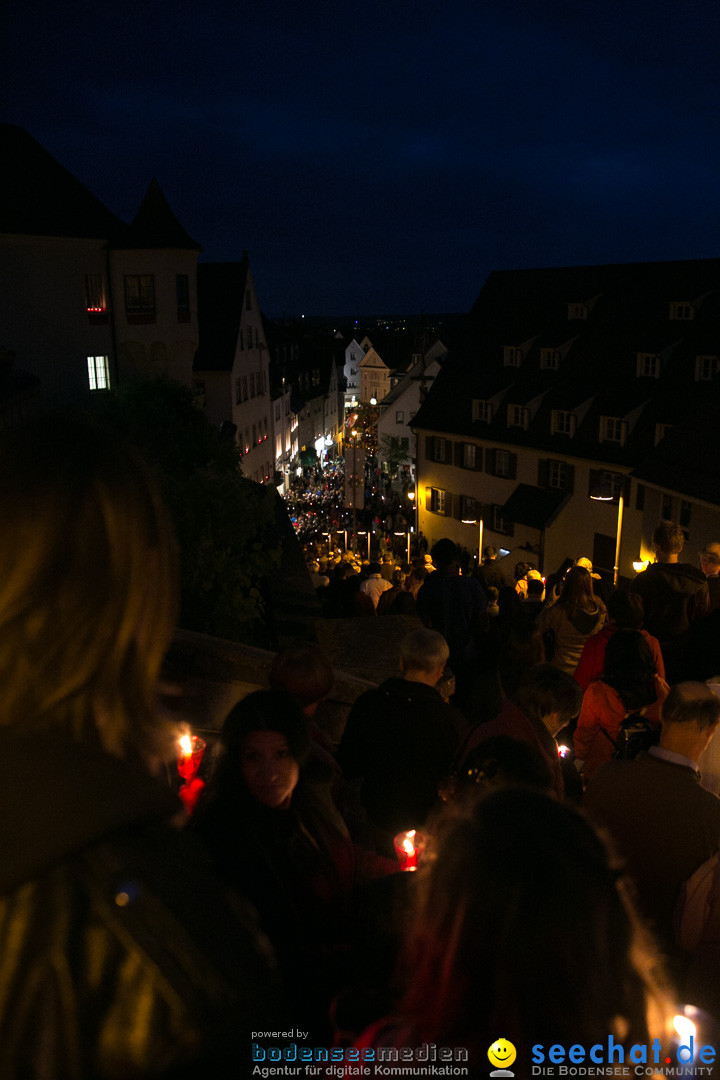 Lichterprozession Kreuzberg: Weingarten am Bodensee, 29.05.2014