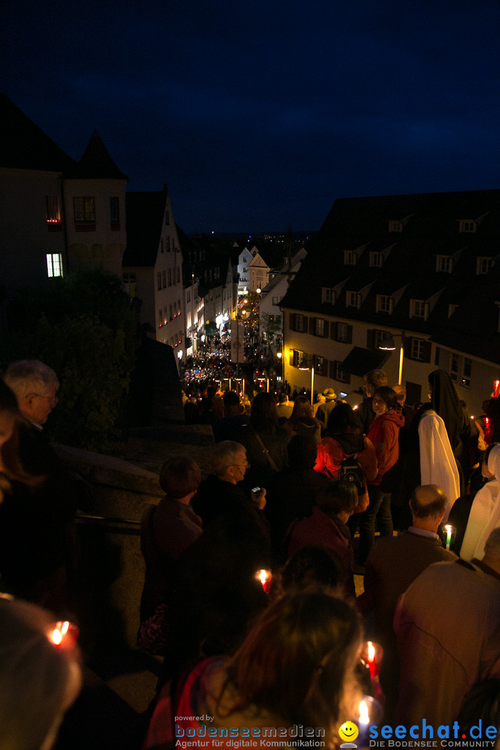 Lichterprozession Kreuzberg: Weingarten am Bodensee, 29.05.2014