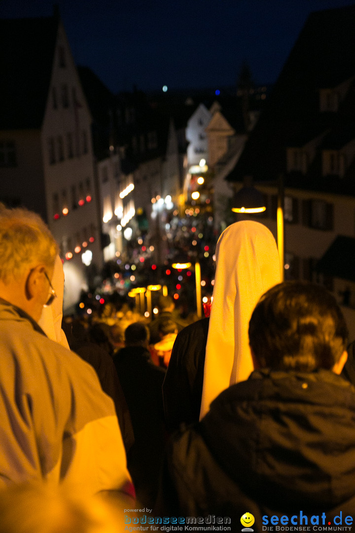 Lichterprozession Kreuzberg: Weingarten am Bodensee, 29.05.2014