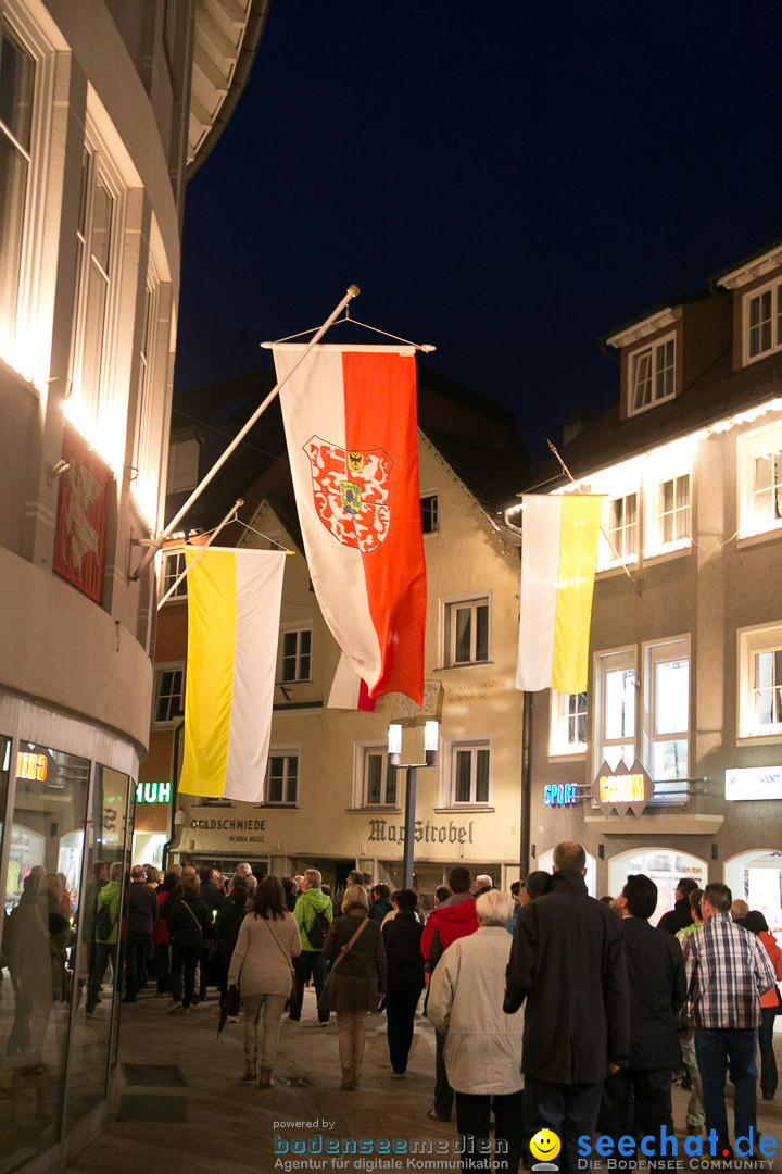 Lichterprozession Kreuzberg: Weingarten am Bodensee, 29.05.2014