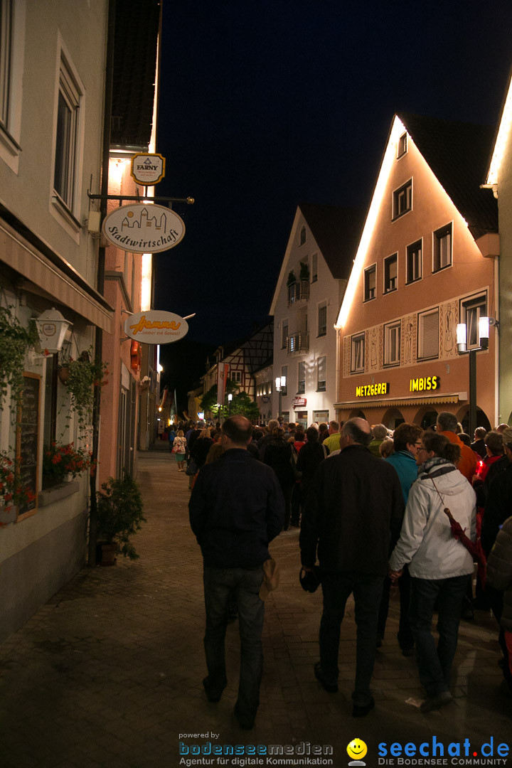 Lichterprozession Kreuzberg: Weingarten am Bodensee, 29.05.2014