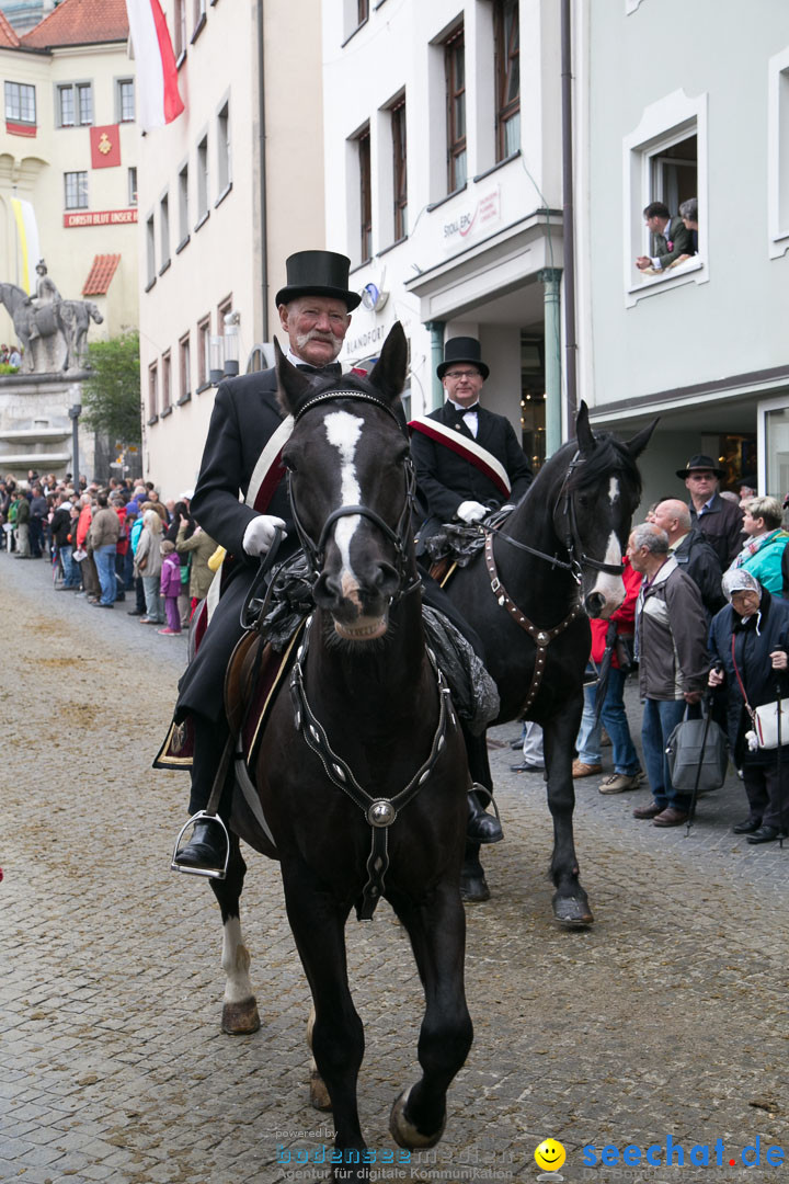 Blutritt: Heilig-Blut-Reliquie: Weingarten am Bodensee, 30.05.2014