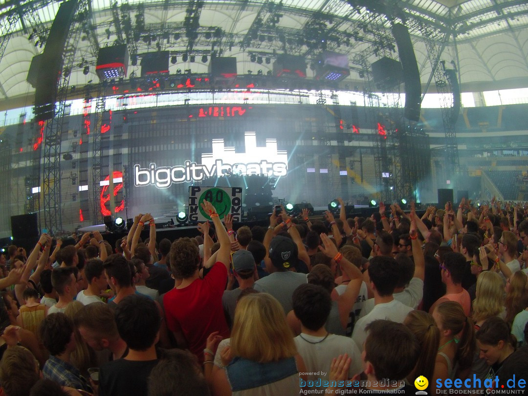 BigCityBeats WORLD CLUB DOME - SEECHAT: Arena in Frankfurt, 01.06.2014