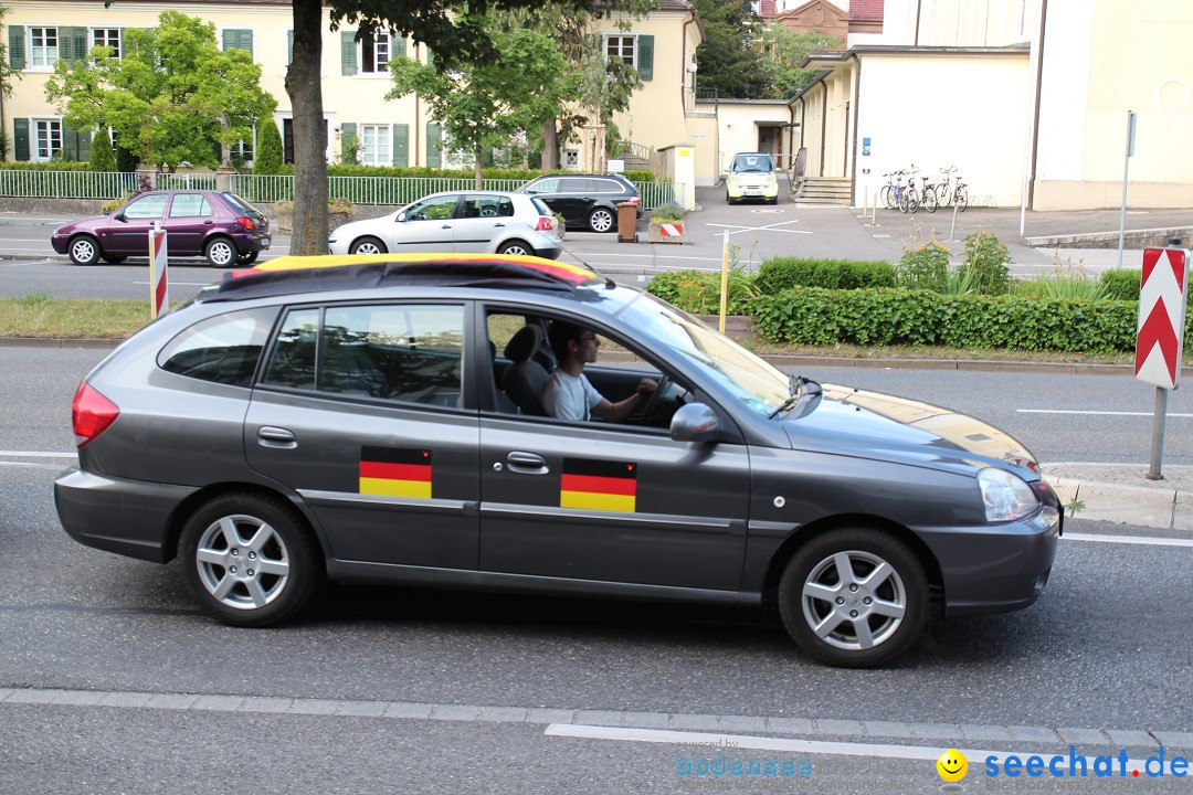 WM 2014: Deutschland vs. Portugal: Singen am Bodensee, 16.06.2014