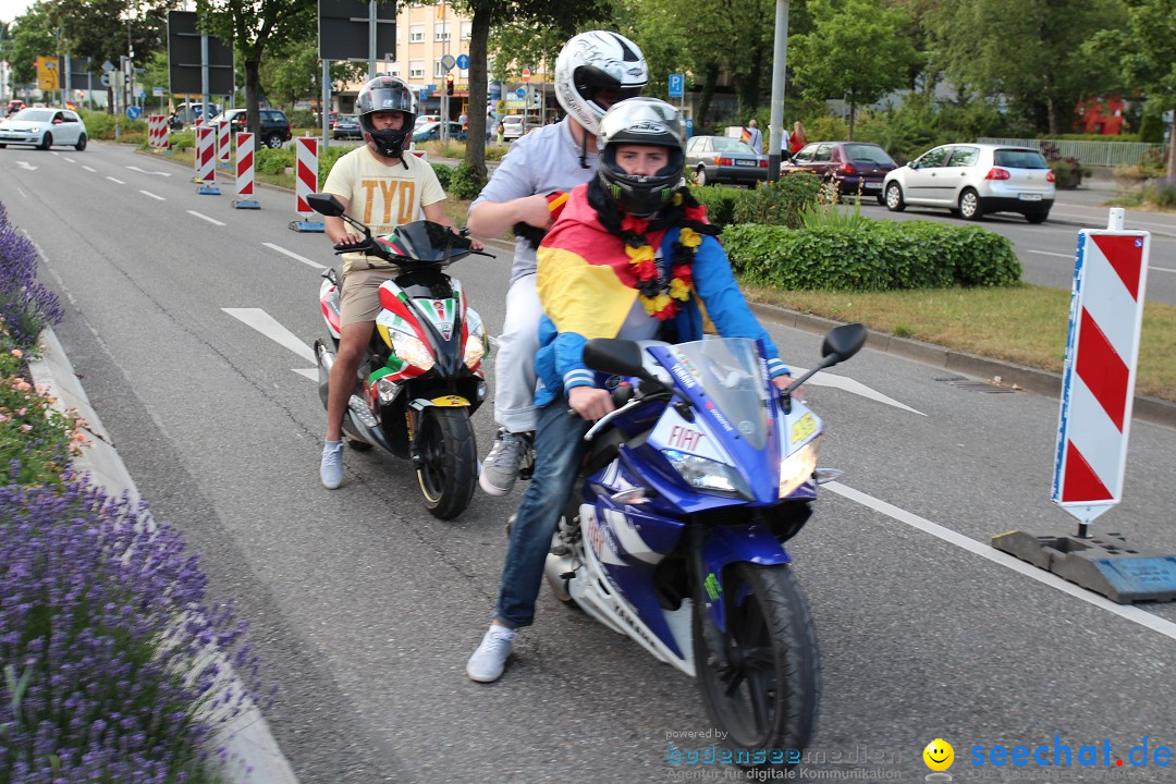 WM 2014: Deutschland vs. Portugal: Singen am Bodensee, 16.06.2014