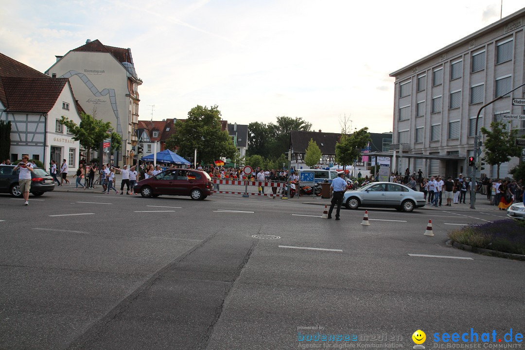 WM 2014: Deutschland vs. Portugal: Singen am Bodensee, 16.06.2014