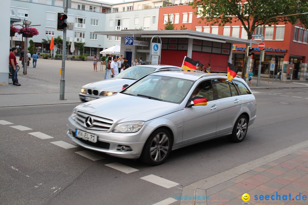 WM 2014: Deutschland vs. Portugal: Singen am Bodensee, 16.06.2014