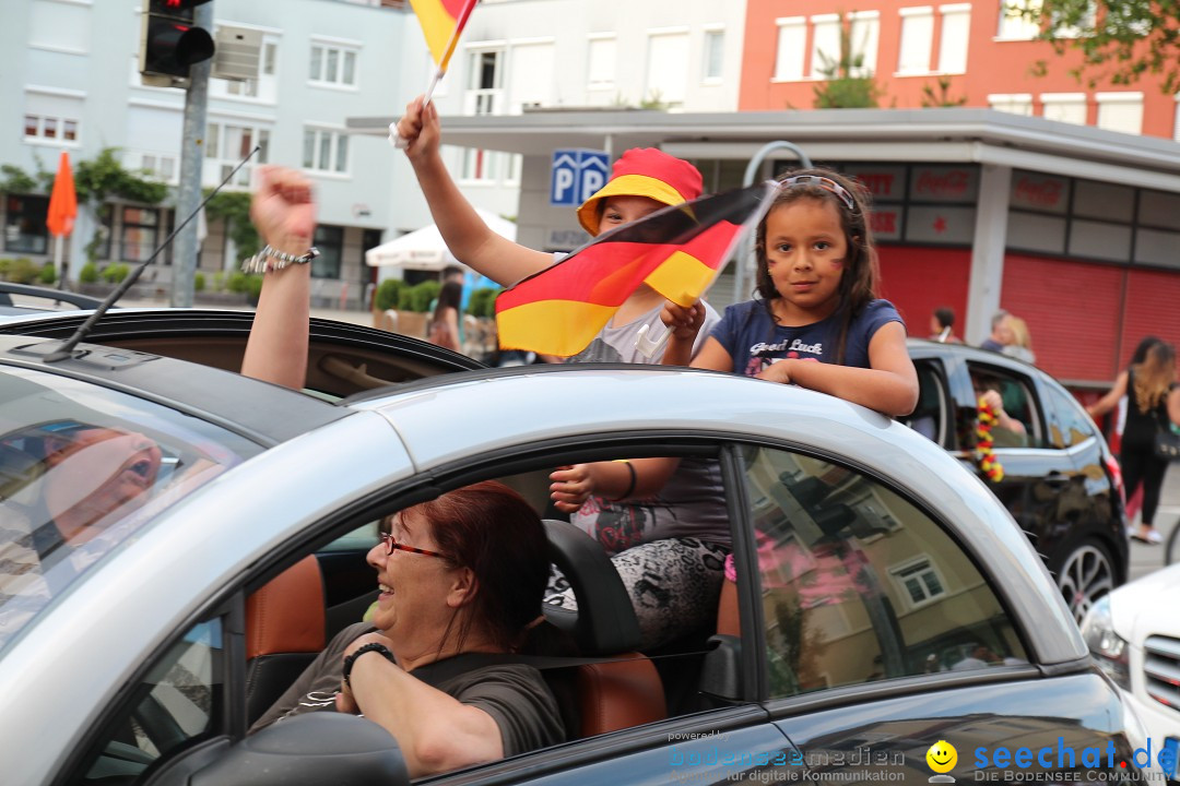 WM 2014: Deutschland vs. Portugal: Singen am Bodensee, 16.06.2014