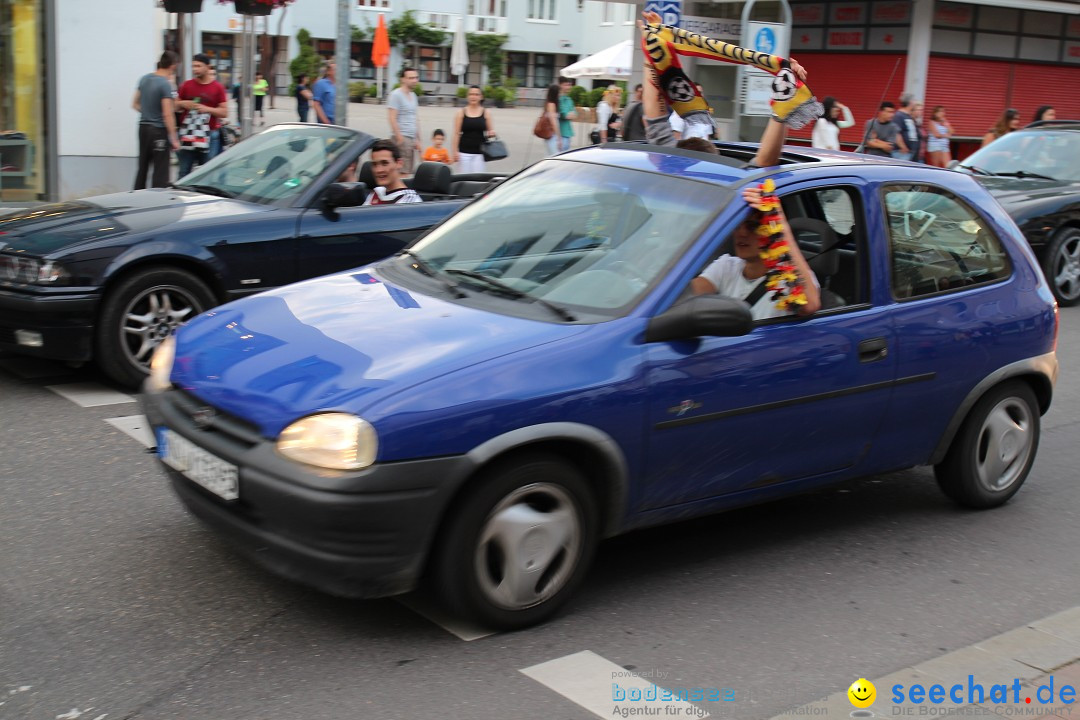 WM 2014: Deutschland vs. Portugal: Singen am Bodensee, 16.06.2014