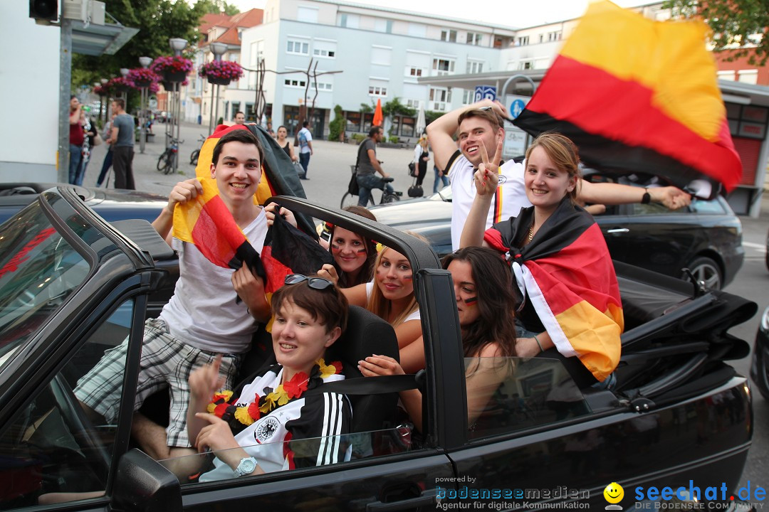 WM 2014: Deutschland vs. Portugal: Singen am Bodensee, 16.06.2014