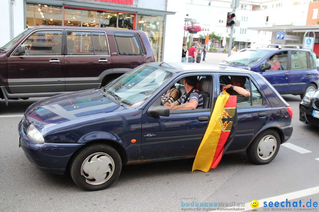 WM 2014: Deutschland vs. Portugal: Singen am Bodensee, 16.06.2014