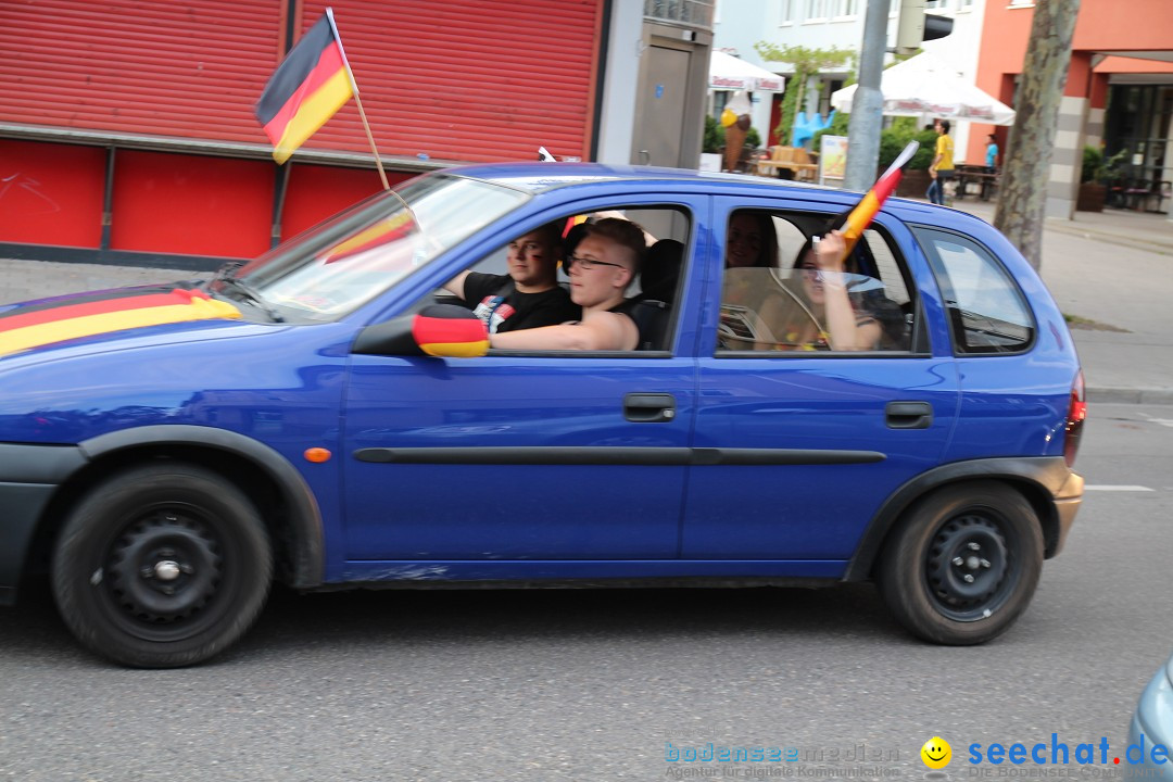 WM 2014: Deutschland vs. Portugal: Singen am Bodensee, 16.06.2014