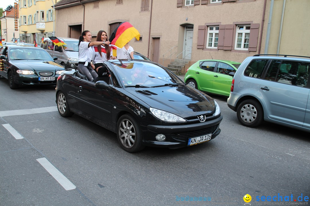 WM 2014: Deutschland vs. Portugal: Singen am Bodensee, 16.06.2014