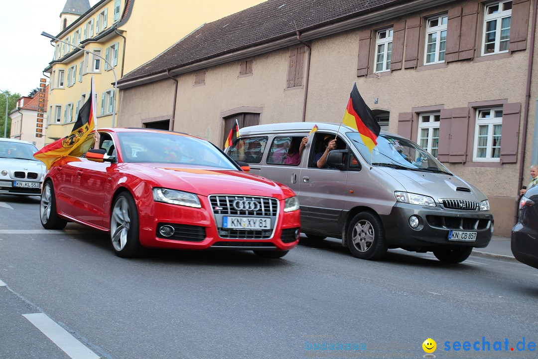 WM 2014: Deutschland vs. Portugal: Singen am Bodensee, 16.06.2014