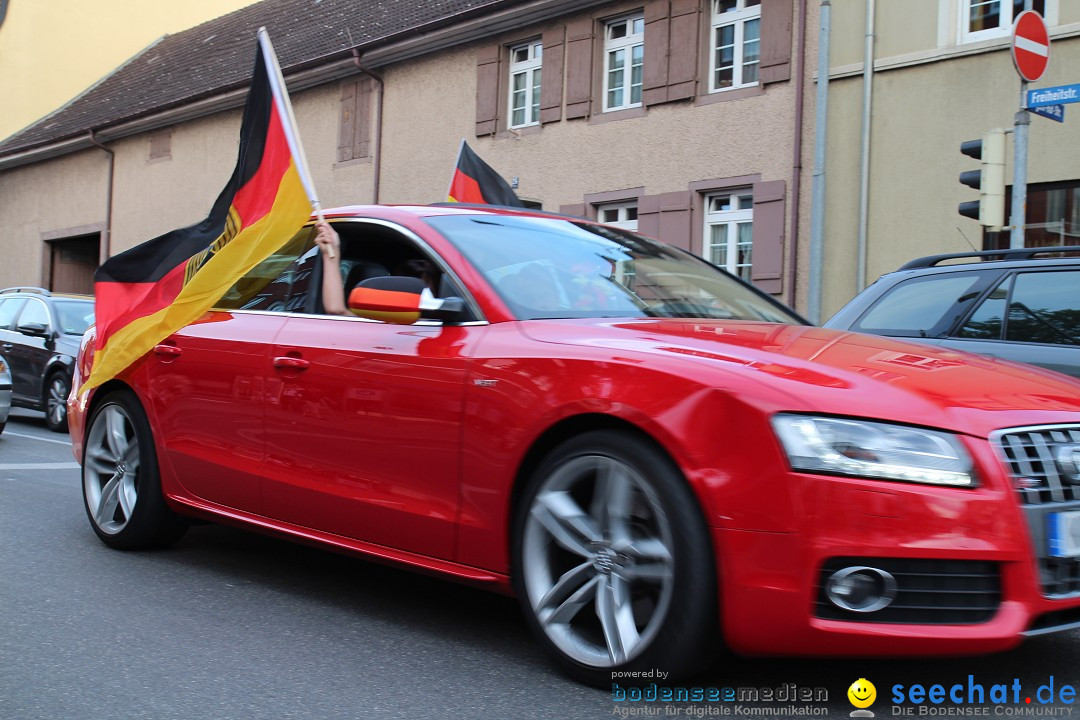 WM 2014: Deutschland vs. Portugal: Singen am Bodensee, 16.06.2014