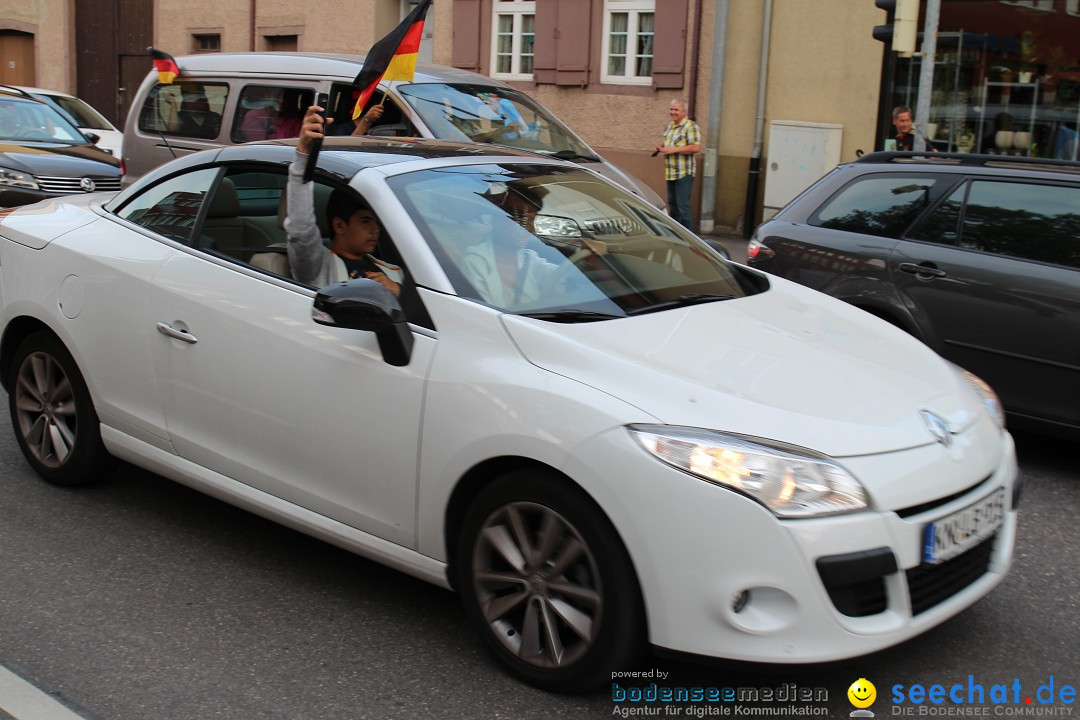 WM 2014: Deutschland vs. Portugal: Singen am Bodensee, 16.06.2014