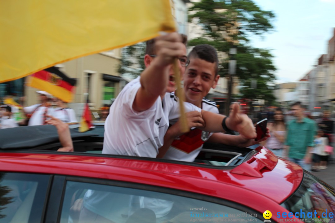 WM 2014: Deutschland vs. Portugal: Singen am Bodensee, 16.06.2014