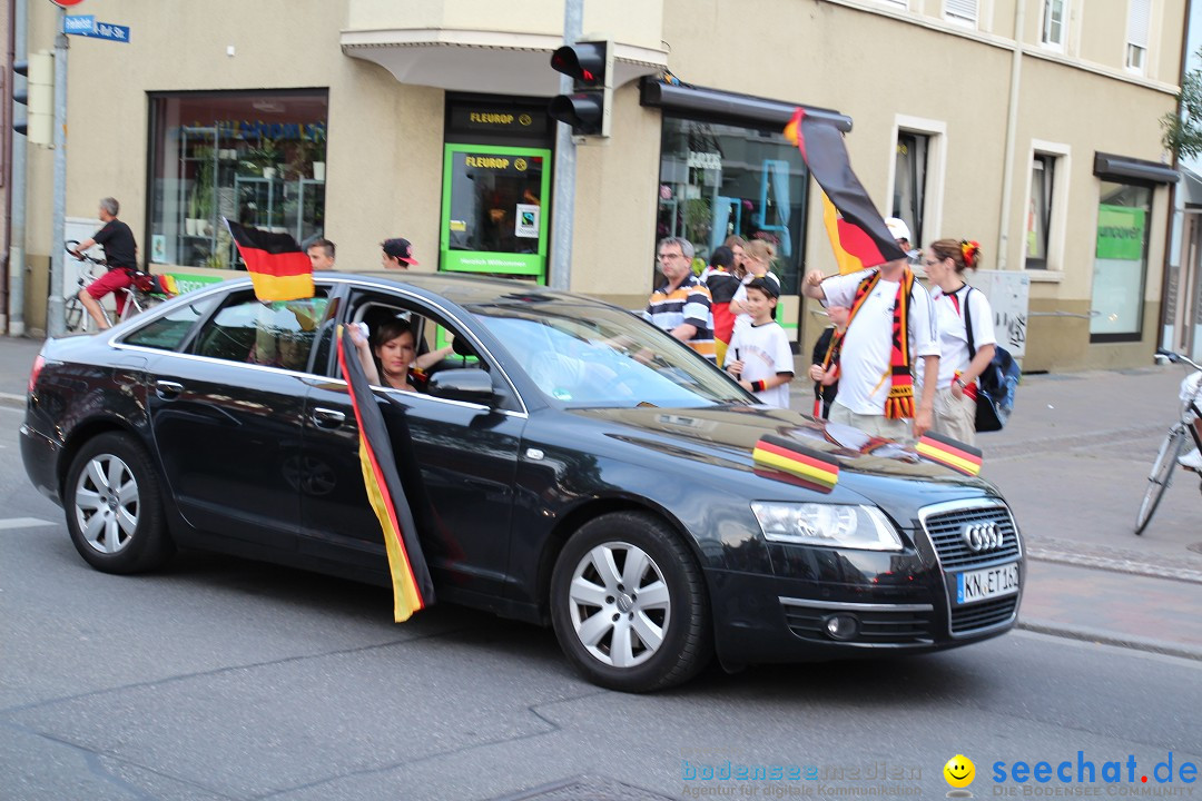 WM 2014: Deutschland vs. Portugal: Singen am Bodensee, 16.06.2014