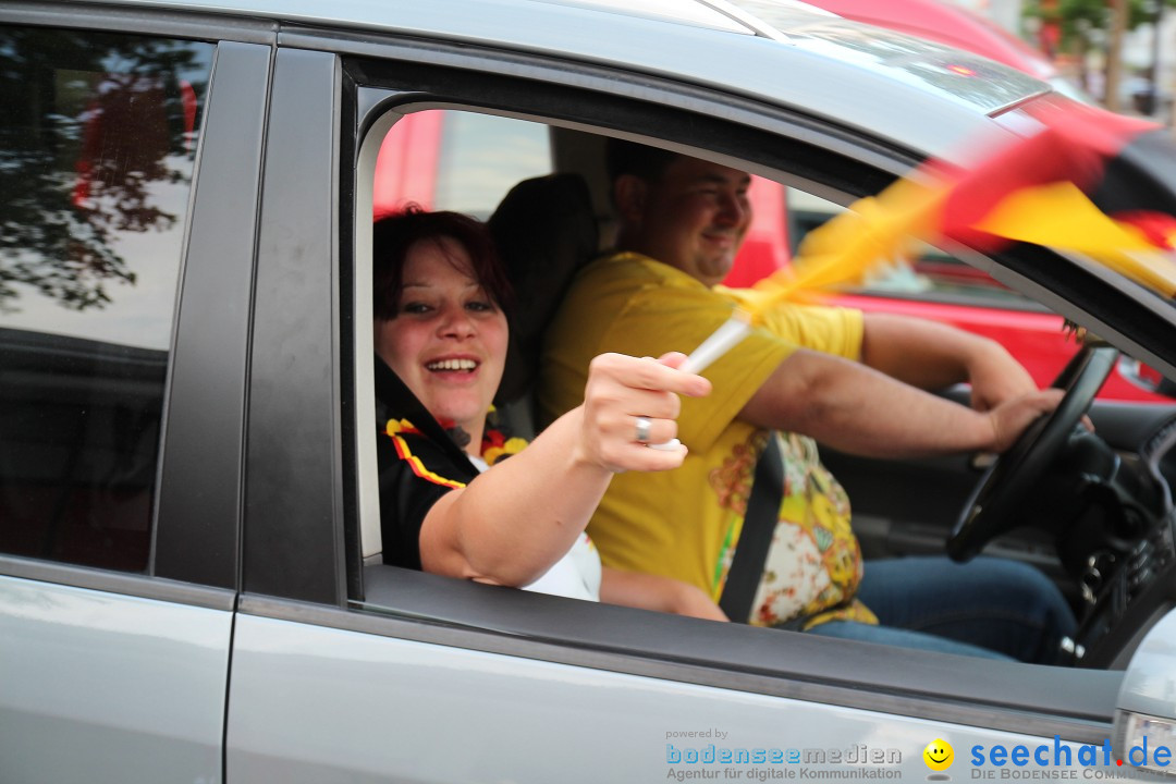 WM 2014: Deutschland vs. Portugal: Singen am Bodensee, 16.06.2014