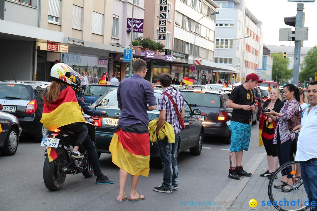 WM 2014: Deutschland vs. Portugal: Singen am Bodensee, 16.06.2014