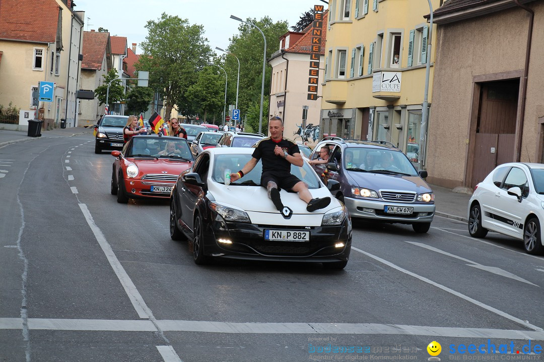 WM 2014: Deutschland vs. Portugal: Singen am Bodensee, 16.06.2014