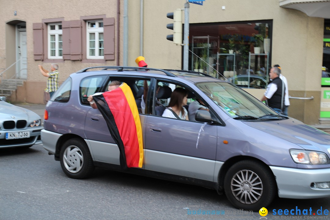 WM 2014: Deutschland vs. Portugal: Singen am Bodensee, 16.06.2014