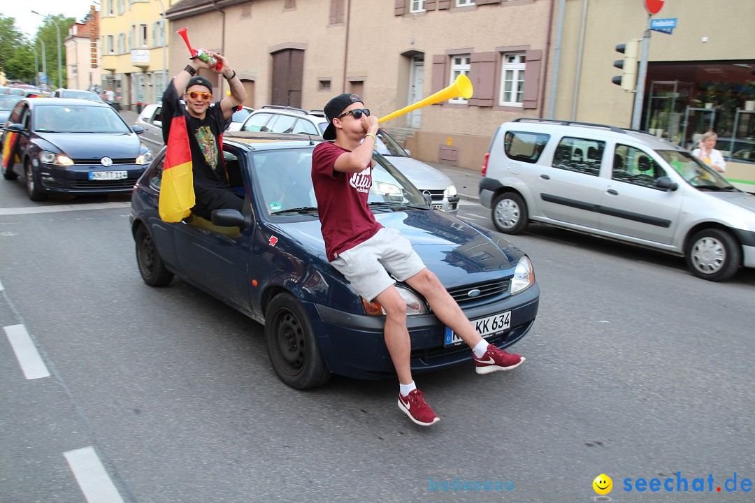 WM 2014: Deutschland vs. Portugal: Singen am Bodensee, 16.06.2014