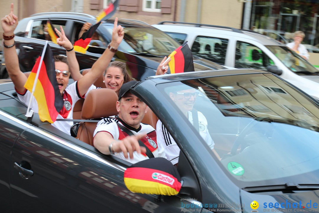 WM 2014: Deutschland vs. Portugal: Singen am Bodensee, 16.06.2014