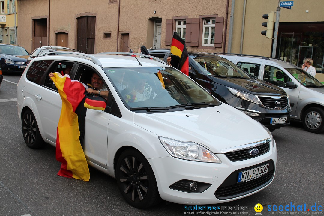 WM 2014: Deutschland vs. Portugal: Singen am Bodensee, 16.06.2014