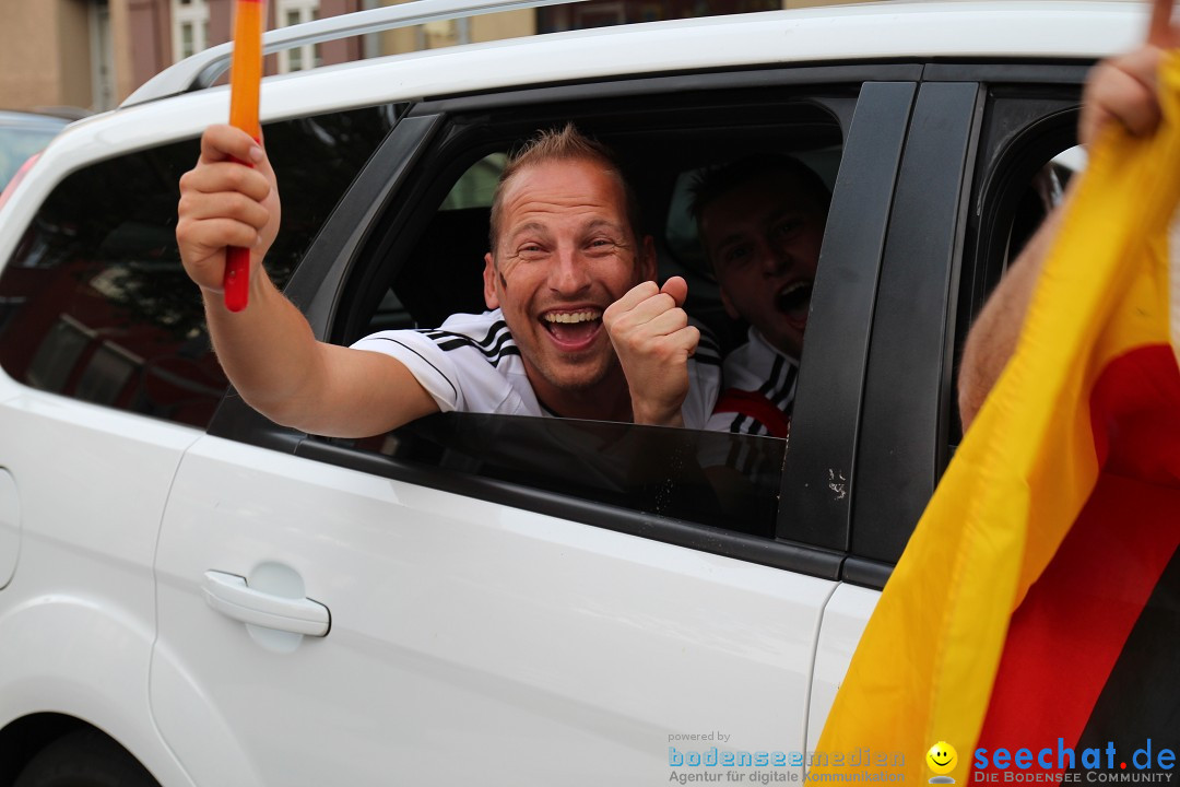 WM 2014: Deutschland vs. Portugal: Singen am Bodensee, 16.06.2014