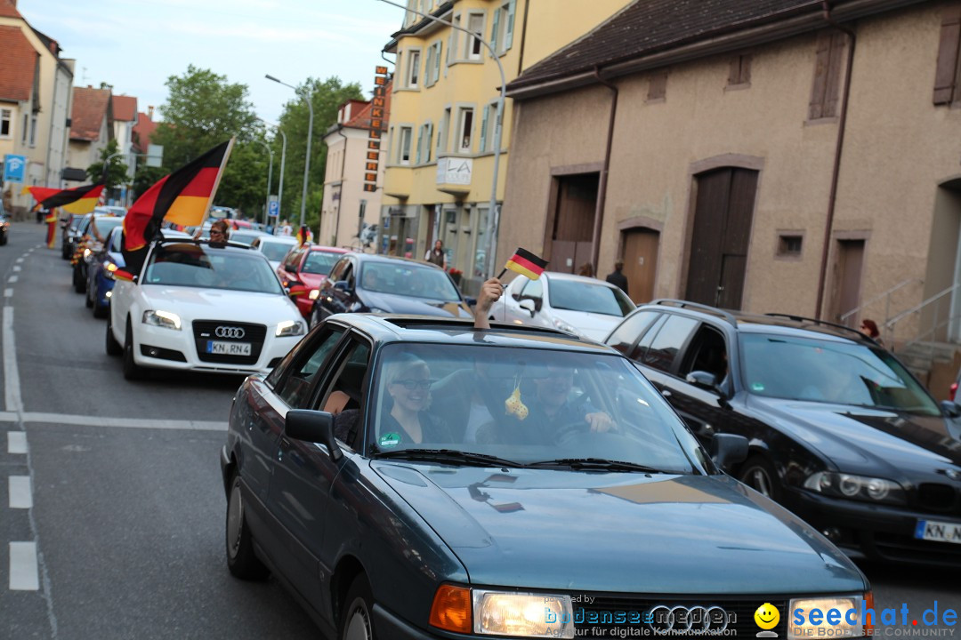 WM 2014: Deutschland vs. Portugal: Singen am Bodensee, 16.06.2014