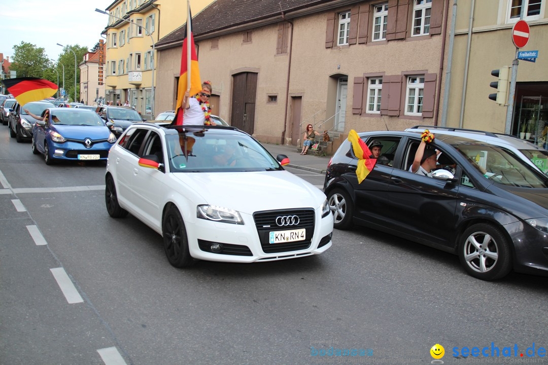 WM 2014: Deutschland vs. Portugal: Singen am Bodensee, 16.06.2014