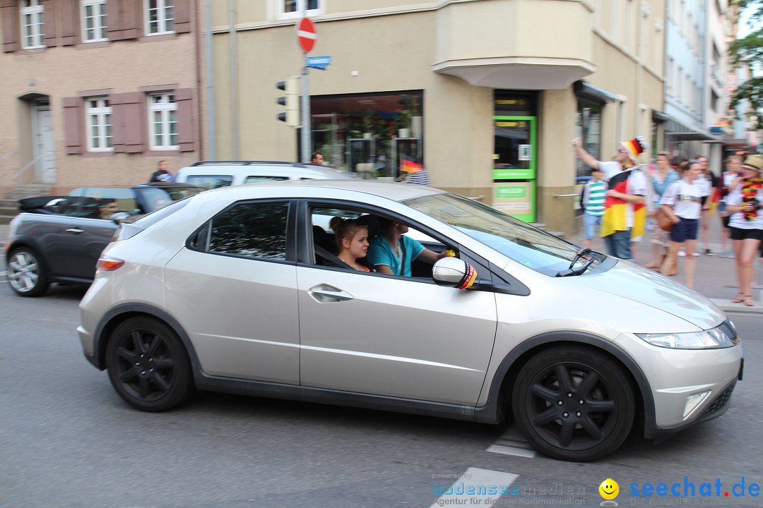 WM 2014: Deutschland vs. Portugal: Singen am Bodensee, 16.06.2014