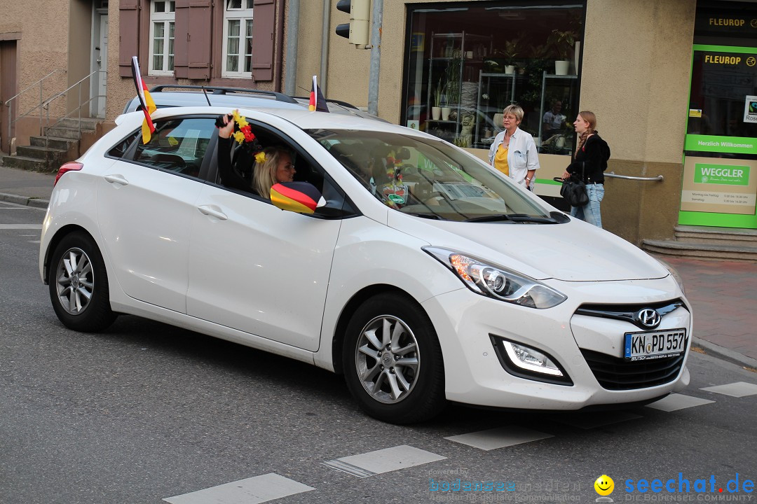 WM 2014: Deutschland vs. Portugal: Singen am Bodensee, 16.06.2014