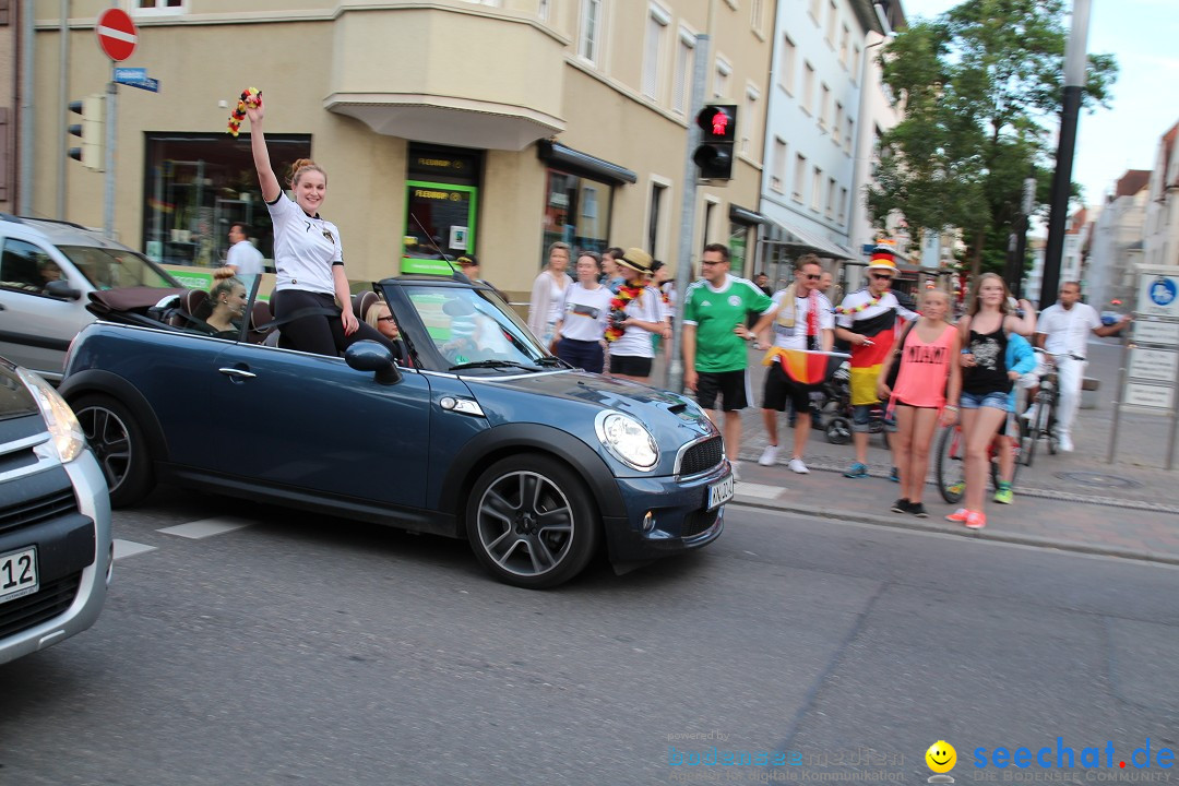 WM 2014: Deutschland vs. Portugal: Singen am Bodensee, 16.06.2014