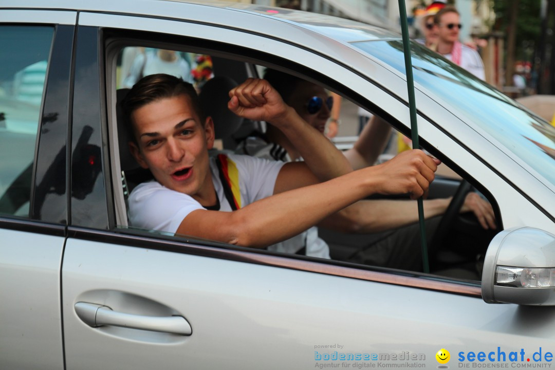 WM 2014: Deutschland vs. Portugal: Singen am Bodensee, 16.06.2014