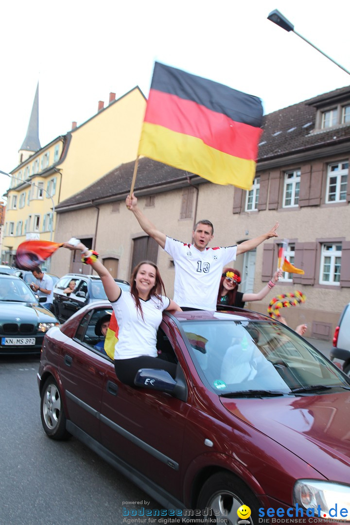 WM 2014: Deutschland vs. Portugal: Singen am Bodensee, 16.06.2014