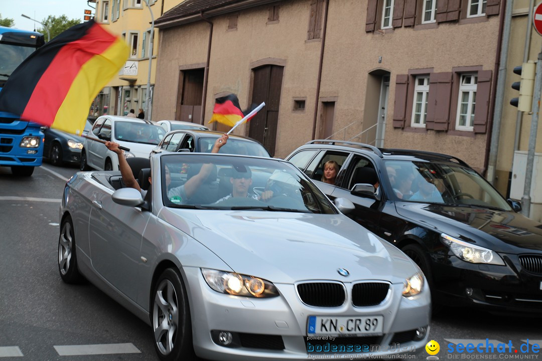 WM 2014: Deutschland vs. Portugal: Singen am Bodensee, 16.06.2014