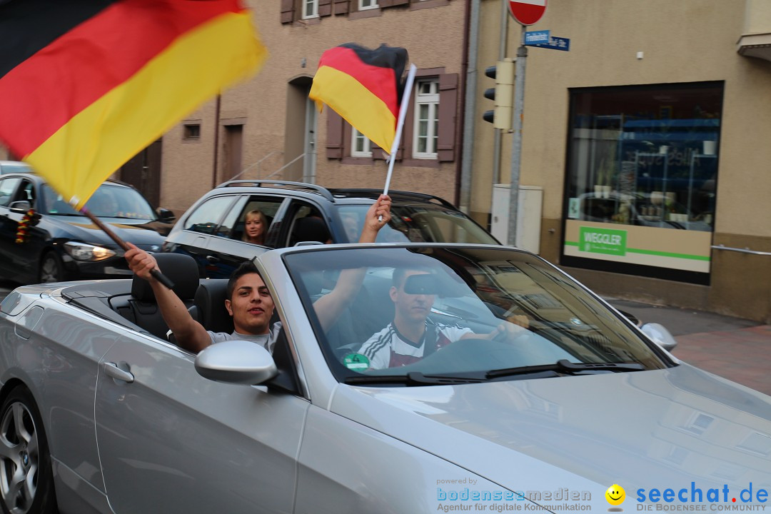 WM 2014: Deutschland vs. Portugal: Singen am Bodensee, 16.06.2014